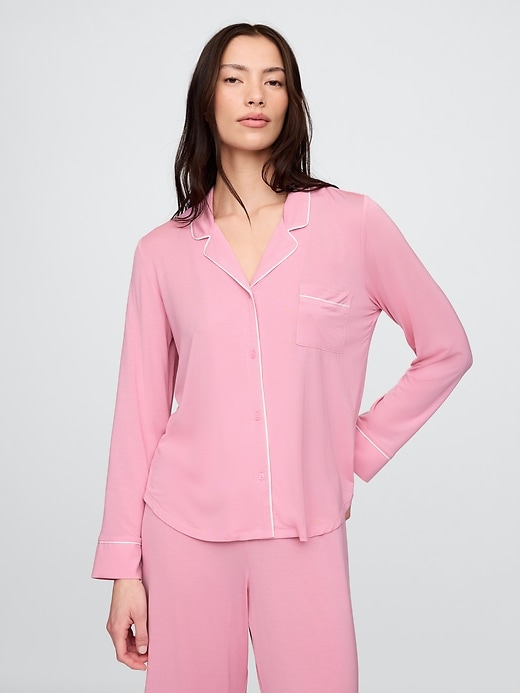 Image number 1 showing, Modal Pajama Shirt