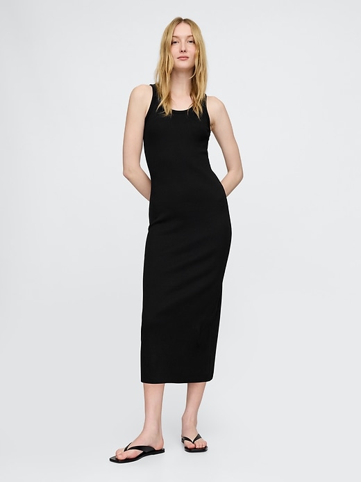 Image number 1 showing, Rib Midi Dress