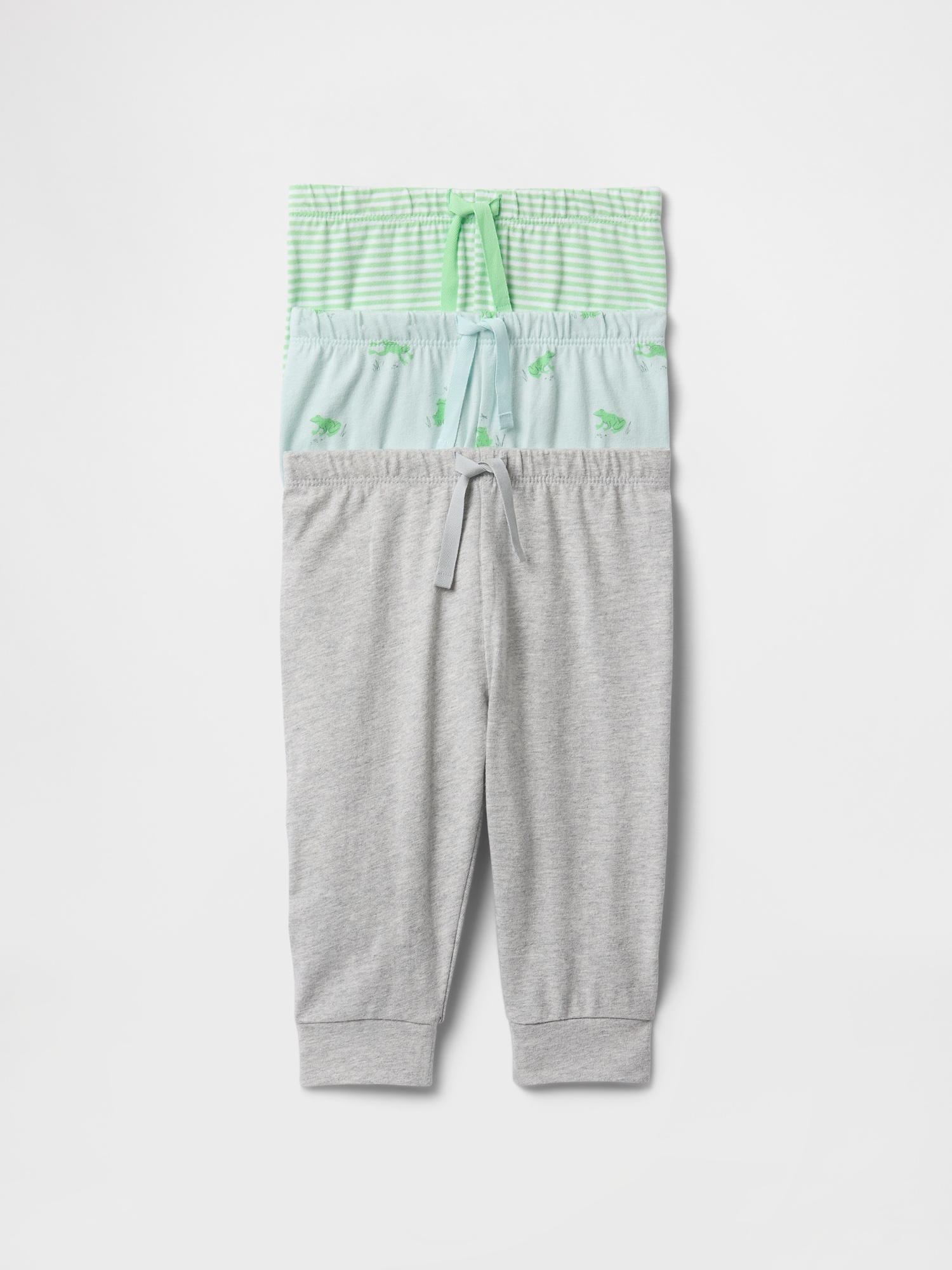 Baby First Favorites Organic Cotton Pull-On Pants (3-Pack)