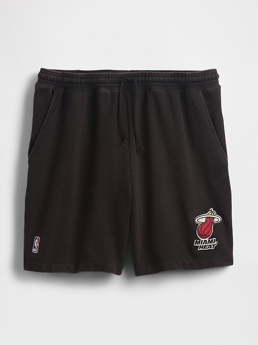 Image number 7 showing, NBA Miami Heat Logo Heavyweight Sweat Shorts