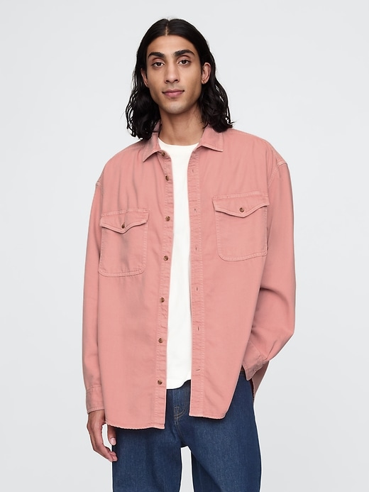 Image number 1 showing, UltraSoft Denim Big Shirt