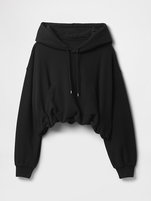 Image number 4 showing, Heavyweight French Terry Cropped Bubble Hoodie