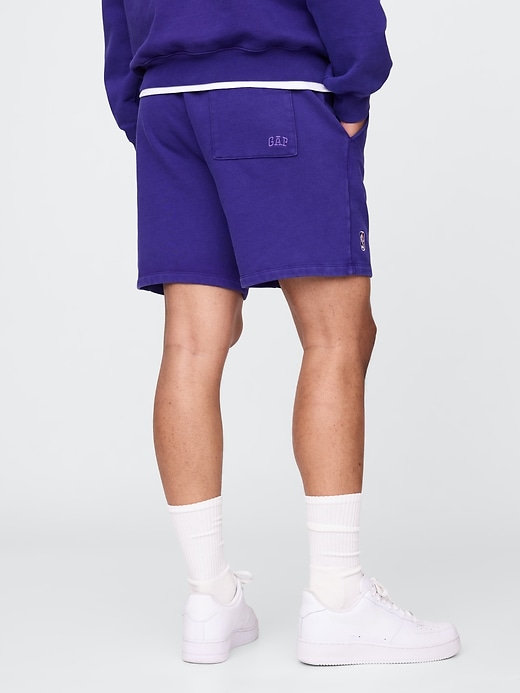 Image number 4 showing, NBA Los Angeles Lakers Logo Heavyweight Sweat Shorts