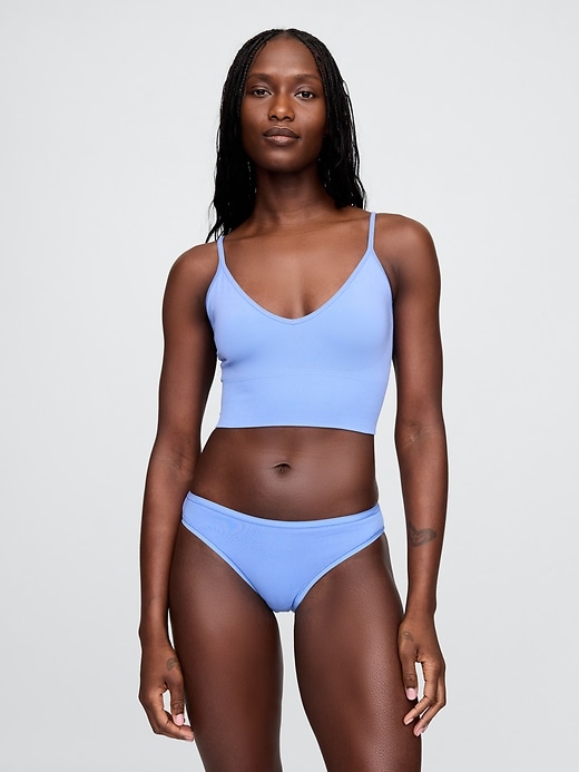 Image number 3 showing, Seamless Plunge Bralette