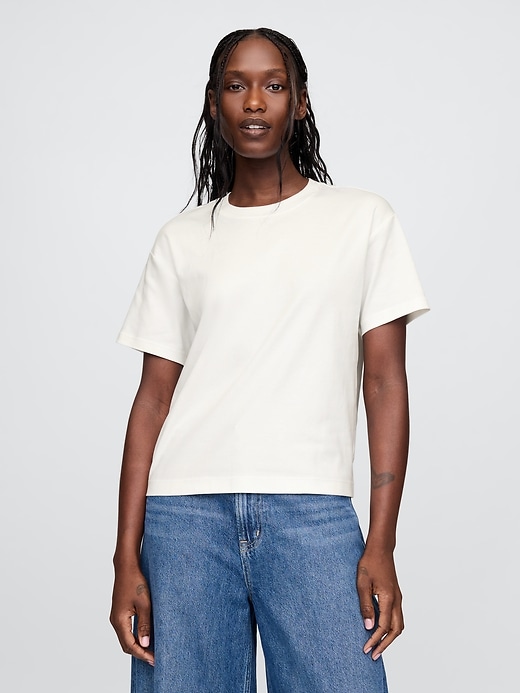 Image number 1 showing, Supima® Cotton Relaxed T-Shirt