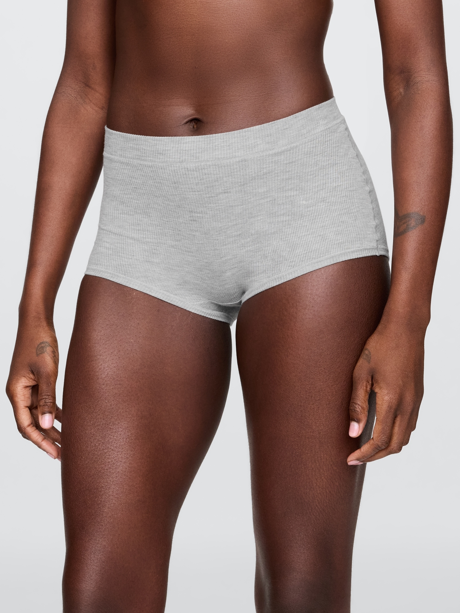 High Rise Modal Rib Shorty