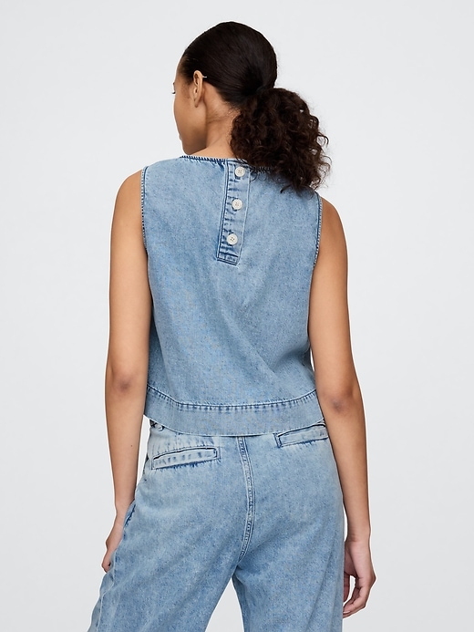 Image number 2 showing, UltraSoft Denim Shell Tank