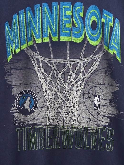 Image number 4 showing, NBA Minnesota Timerwolves Graphic T-Shirt