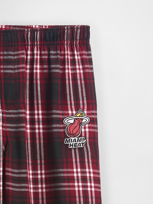 Image number 3 showing, Kids NBA Miami Heat Flannel PJ Pants