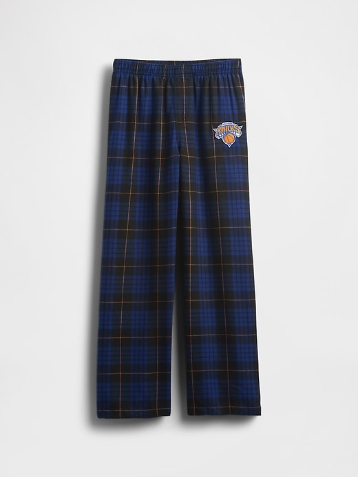 Image number 1 showing, Kids NBA New York Knicks Flannel PJ Pants