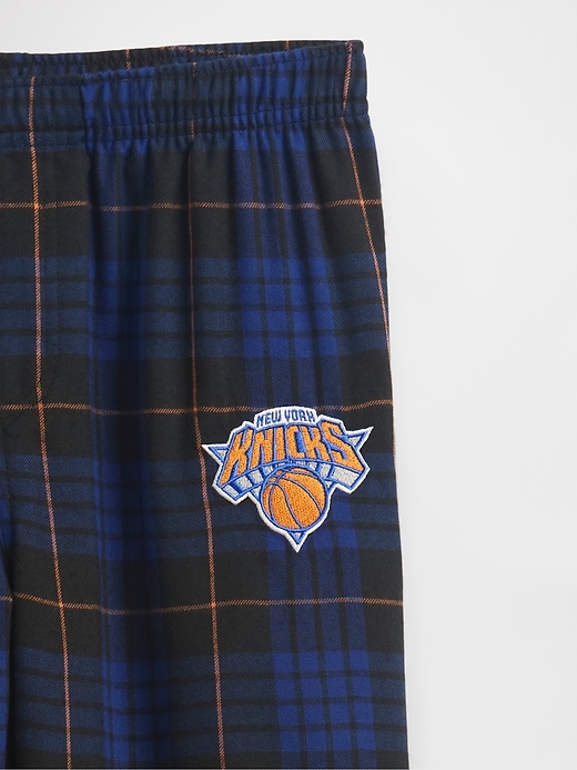 Image number 3 showing, Kids NBA New York Knicks Flannel PJ Pants