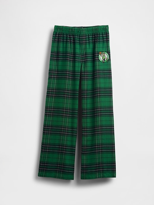 Image number 1 showing, Kids NBA Boston Celtics Flannel PJ Pants