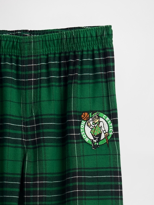 Image number 3 showing, Kids NBA Boston Celtics Flannel PJ Pants