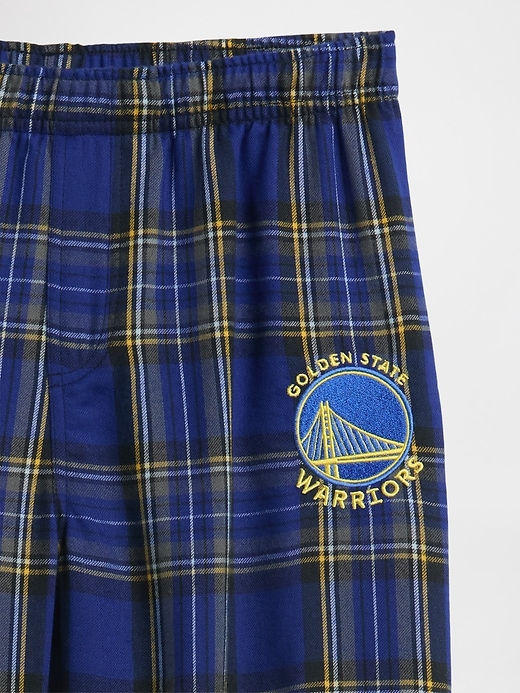 Image number 3 showing, Kids NBA Golden State Warriors Flannel PJ Pants