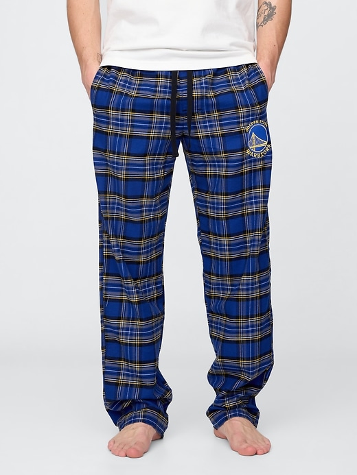 Image number 1 showing, NBA Golden State Warriors Flannel PJ Pants