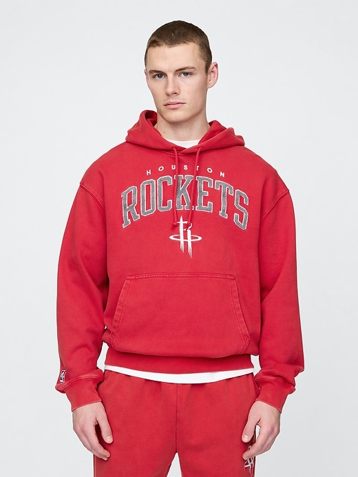 Image number 1 showing, NBA Houston Rockets Logo Heavyweight Hoodie