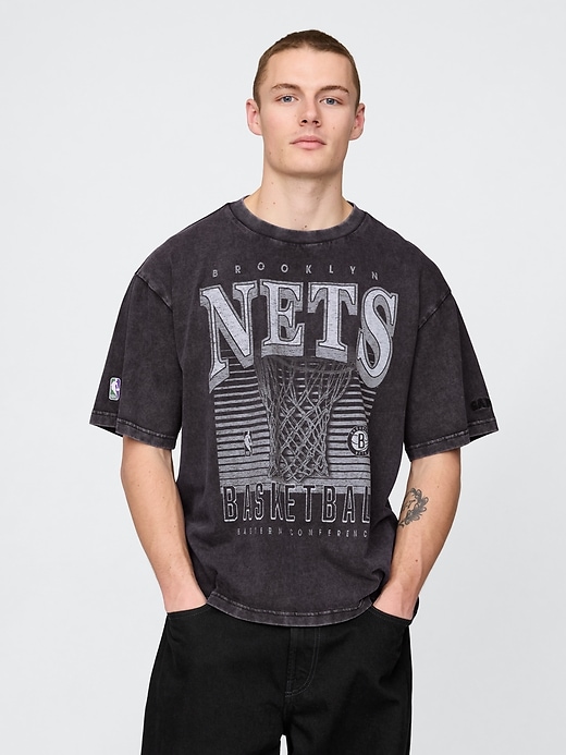 Image number 1 showing, NBA New York Nets Graphic T-Shirt