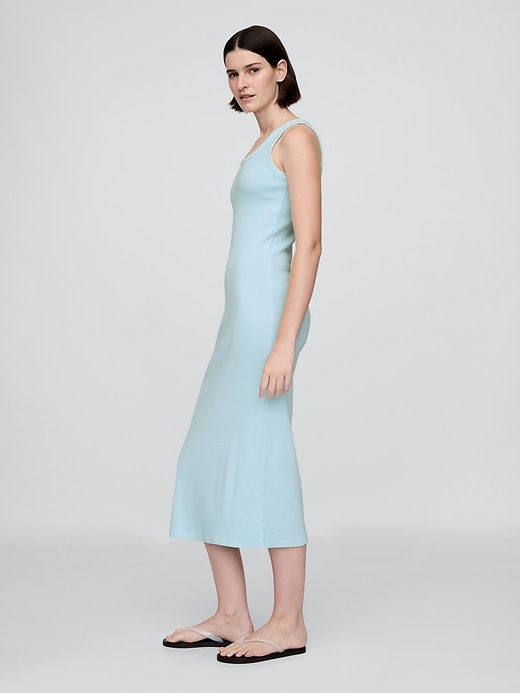 Image number 3 showing, Rib Midi Dress