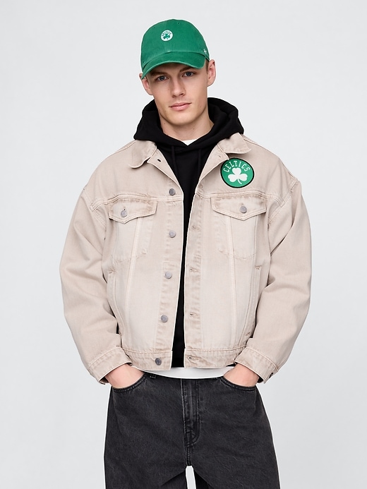 Image number 1 showing, NBA Boston Celtics Icon Denim Jacket