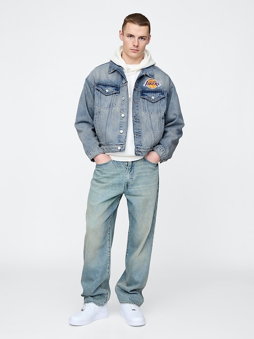 Image number 3 showing, NBA Los Angeles Lakers Icon Denim Jacket