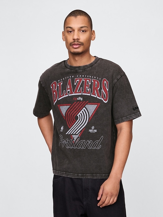 Image number 1 showing, NBA Portland Blazers Graphic T-Shirt