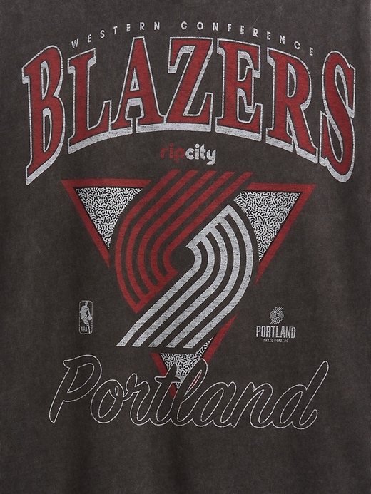 Image number 4 showing, NBA Portland Blazers Graphic T-Shirt