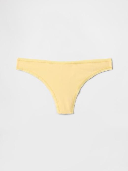 Image number 3 showing, Organic Stretch Cotton Thong