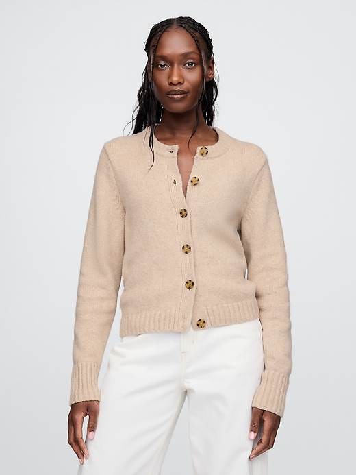 Image number 1 showing, CashSoft Cropped Cardigan