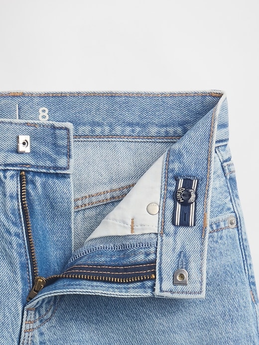 Image number 5 showing, Kids Mid Rise Longline Denim Shorts