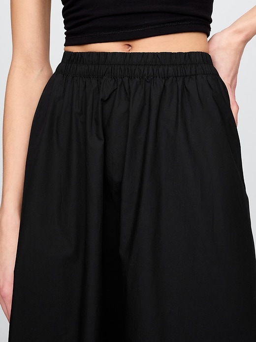 Image number 4 showing, Poplin Maxi Skirt