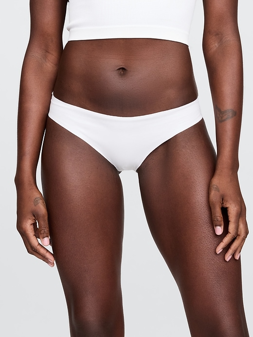 Image number 1 showing, Organic Stretch Cotton No-Show Bikini