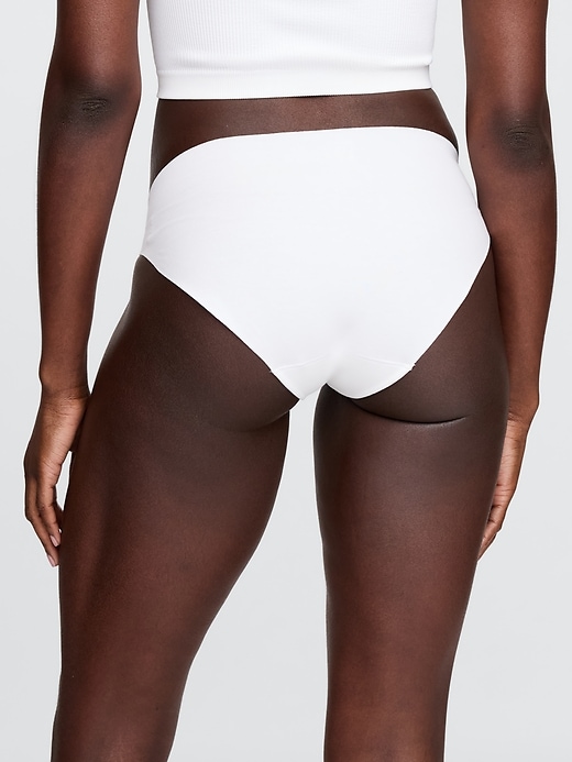 Image number 2 showing, Organic Stretch Cotton No-Show Bikini