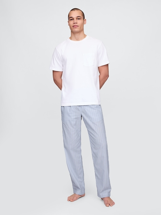 Image number 1 showing, Poplin PJ Pants