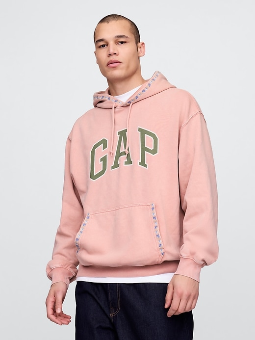 Image number 1 showing, VintageSoft Oversized Logo Hoodie