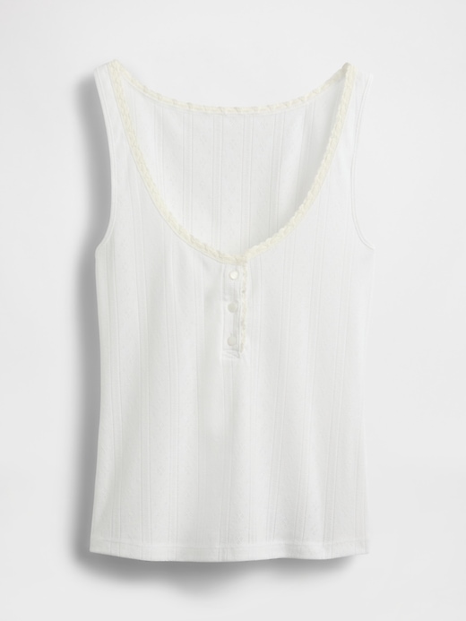 Image number 4 showing, Pointelle Tank Top