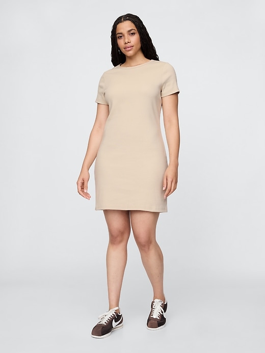 Image number 5 showing, Rib Mini T-Shirt Dress