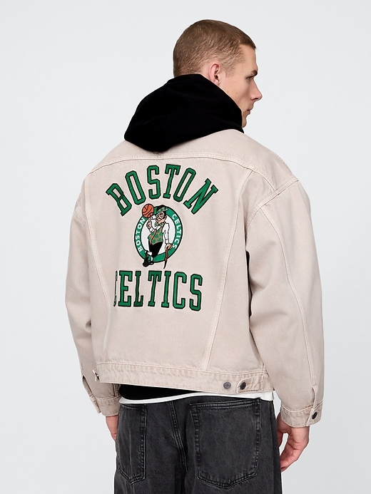 Image number 2 showing, NBA Boston Celtics Icon Denim Jacket