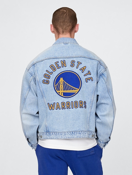 Image number 2 showing, NBA Golden State Warriors Icon Denim Jacket