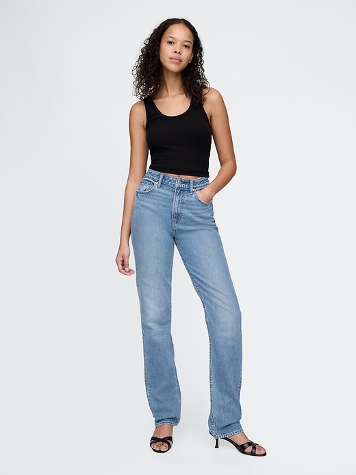 Image number 1 showing, Curvy High Rise '90s Straight Jeans