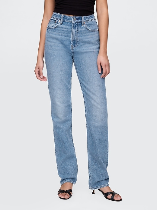 Image number 2 showing, Curvy High Rise '90s Straight Jeans