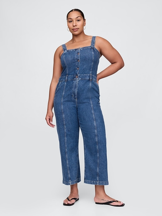 Image number 5 showing, Denim Jumpsuit