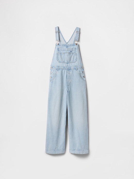 Image number 7 showing, UltraSoft Denim Baggy Overalls