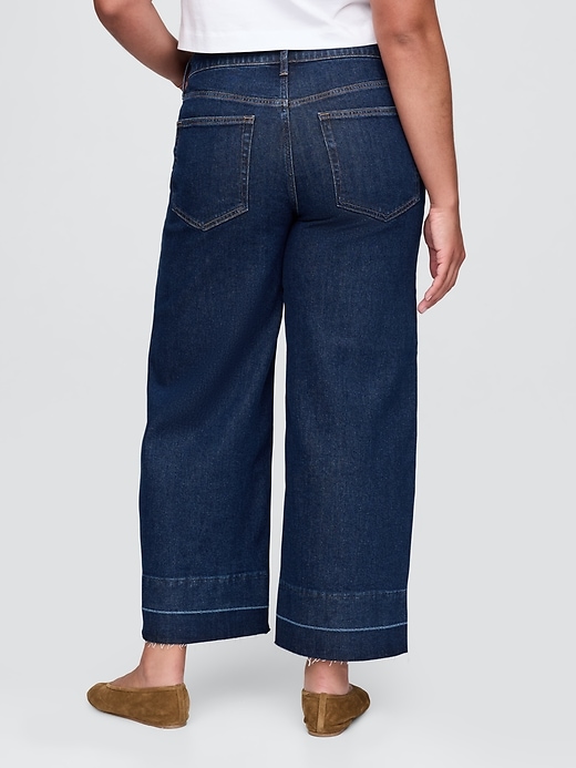 Image number 7 showing, High Stride Wide-Leg Ankle Jeans