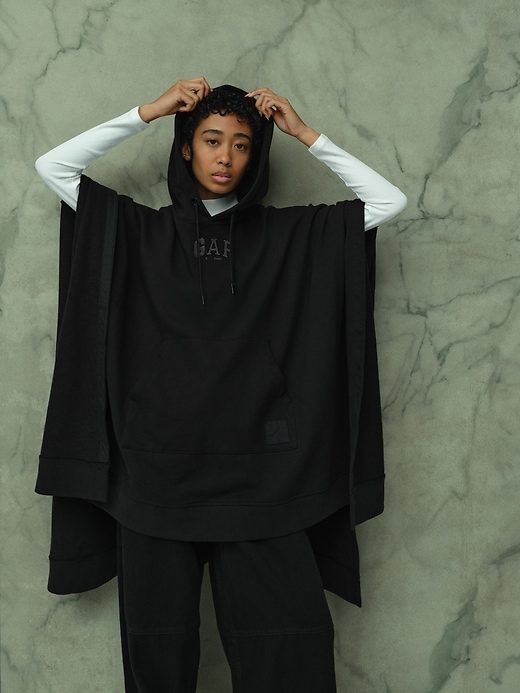 Image number 8 showing, Gap × HFR  Poncho Hoodie by A. Potts