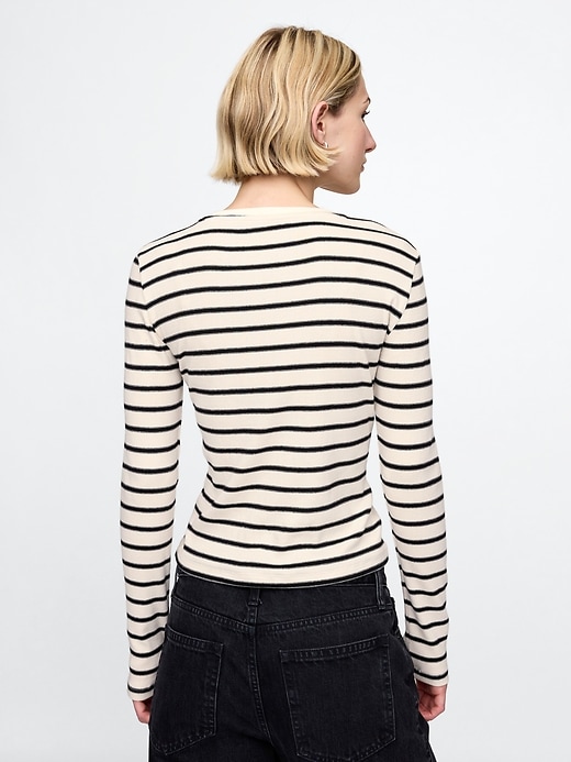 Image number 3 showing, Modern Rib Cropped T-Shirt