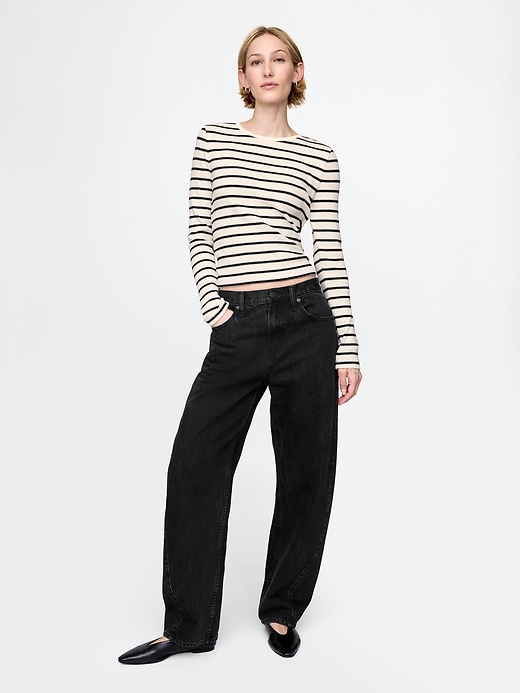 Image number 2 showing, Modern Rib Cropped T-Shirt