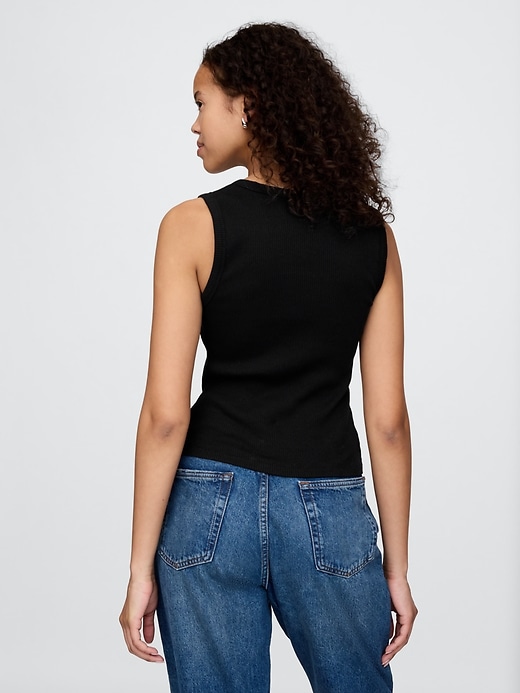 Image number 3 showing, Rib Scoop Tank Top