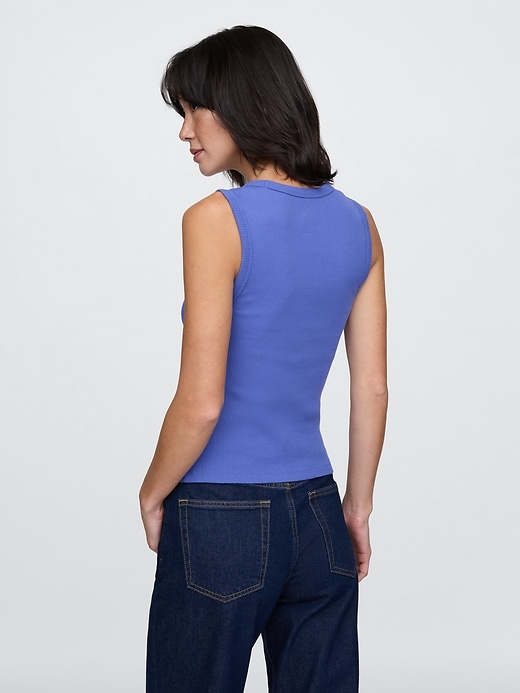 Image number 3 showing, Rib Scoop Tank Top