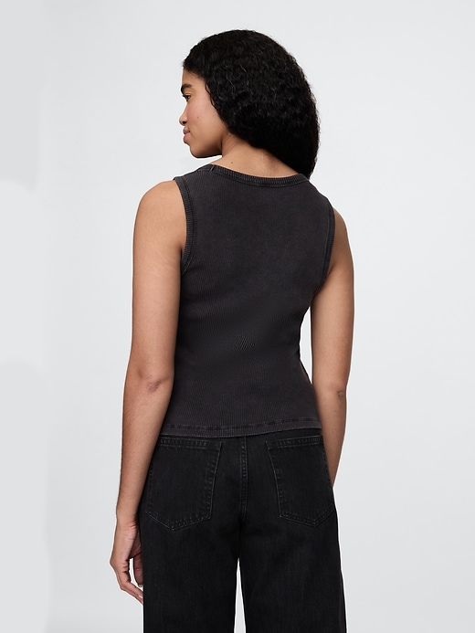 Image number 3 showing, Rib Scoop Tank Top