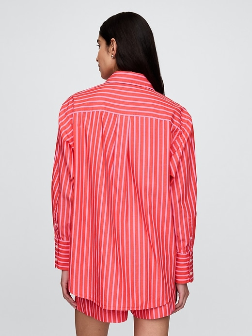 Image number 3 showing, Organic Cotton Poplin Big Shirt